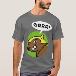 Camiseta Paso "GRRR de los ciervos!" Camiseta: Verde