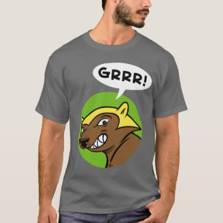 Camiseta Paso "GRRR de los ciervos!" Camiseta: Verde