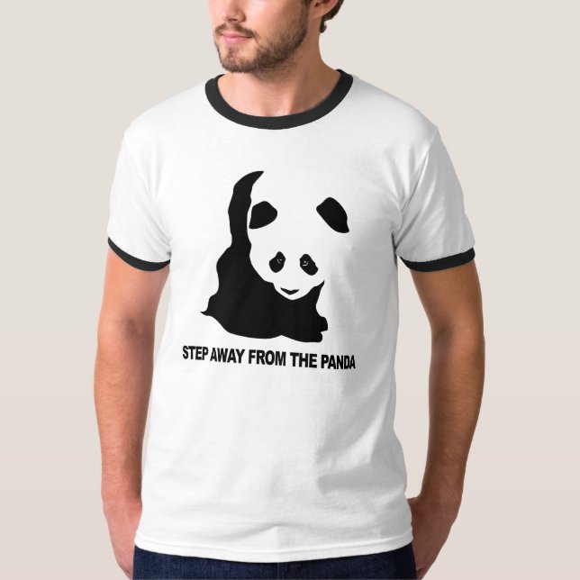 Camiseta Paso lejos de la panda (Anverso)