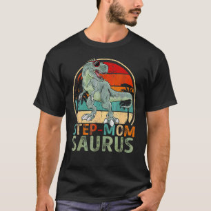 Camiseta Paso Momsaurus Rex Dinosaur Step Mom Saurus
