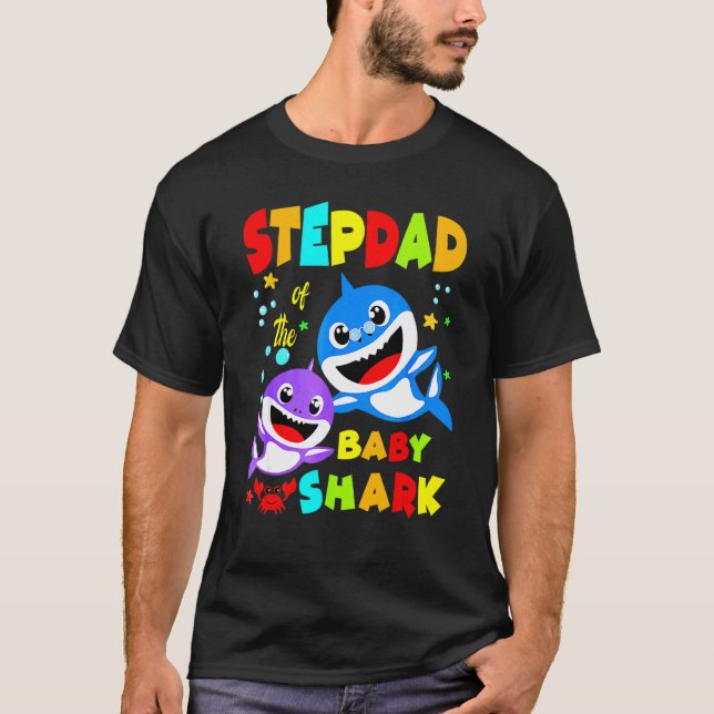 Camiseta Paso padre tiburón paso papá Día de la madre de la (Anverso)