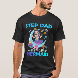 Camiseta Paso Papá De La Familia De La Sirena De Cumpleañ