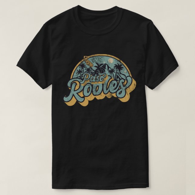 Camiseta Paso Robles, California (Diseño del anverso)