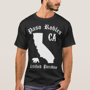 Camiseta Paso Robles California Certificado Paradise Paso R