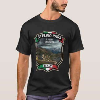 Camiseta Paso Stelvio - Ruta Alpina en Motocicleta