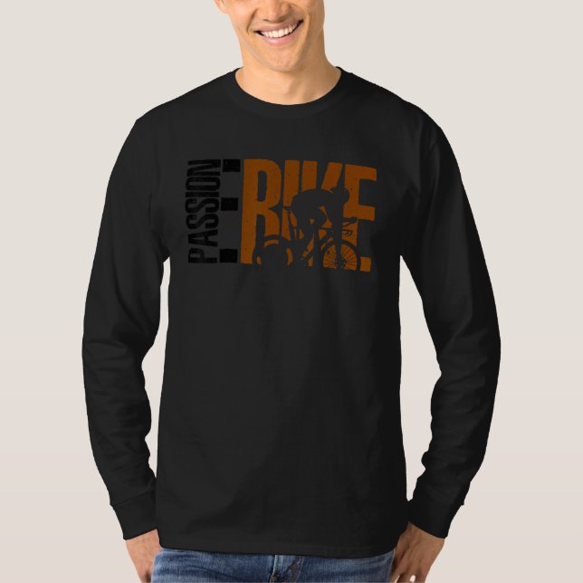 Camiseta Passion Graphic E-Bike Mountainbiking Bicycle eBik (Anverso)