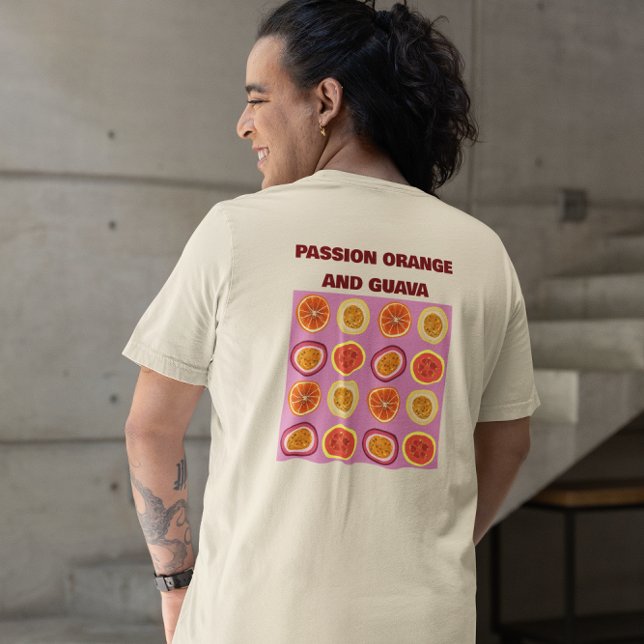 Camiseta Passion Orange Guava Hawaiian Tropical Fruit  (Subido por el creador)