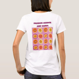 Camiseta Passion Orange Guava Hawaiian Tropical Fruit 