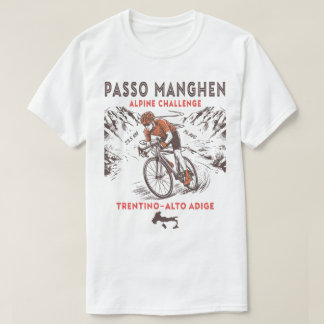Camiseta Passo Manghen en bicicleta | Reto Alpino