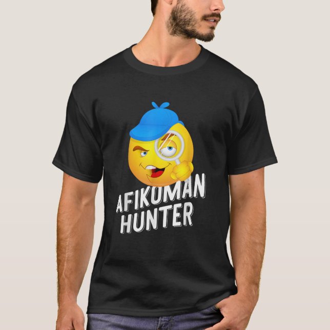 Camiseta Passover Afikoman Hunter Jewish Pesach Seder   (Anverso)