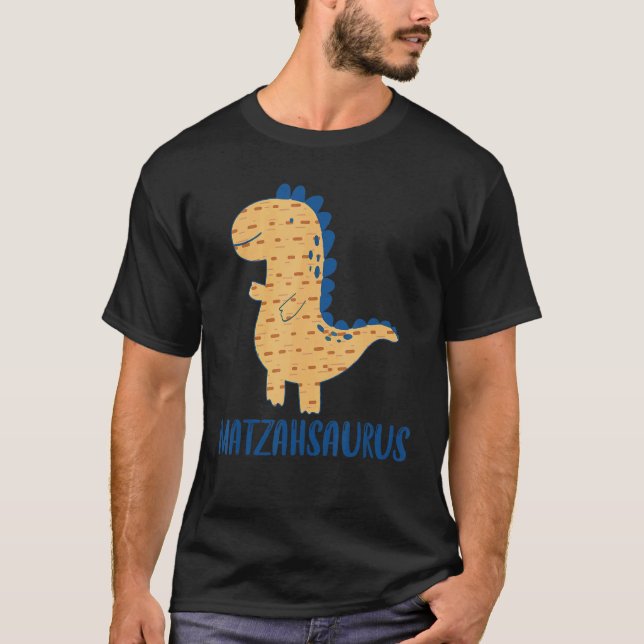 Camiseta Passover Matzahsaurus Dinosaur Matzo Seder Judío (Anverso)