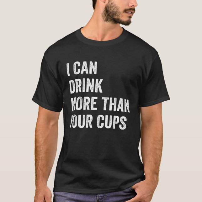 Camiseta Passover Seder I Can Drink More Than Four Cups Win (Anverso)