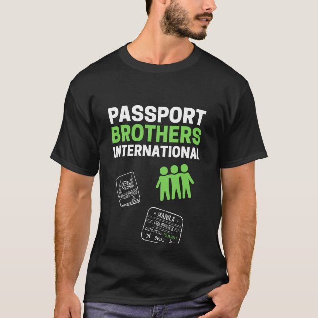 Camiseta Passport Bros Manila (Anverso)