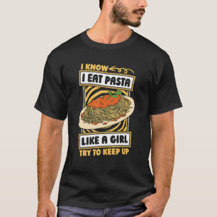 Camiseta Pasta Chica Italiana Cocina Italiana