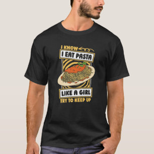 Camiseta Pasta Chica Italiana Cocina Italiana Comida Pa