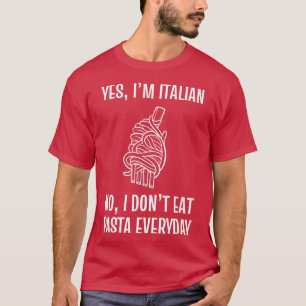 Camiseta Pasta Comida Diaria Lover 12332645
