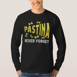 Camiseta Pasta de comida Pastina nunca olvides