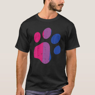 Camiseta Pasta de perro imprime Bandera bisexual LGBTQ Orgu