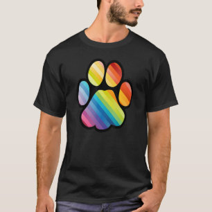Camiseta Pasta De Perro Imprimir Lgbtq Bandera Arcoiris All