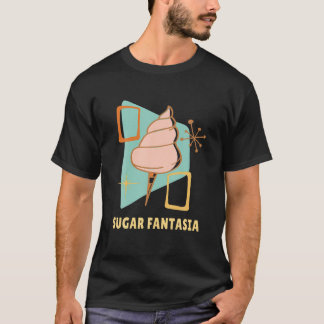 Camiseta Pasta de postre de azúcar dulce y dulce de algodón