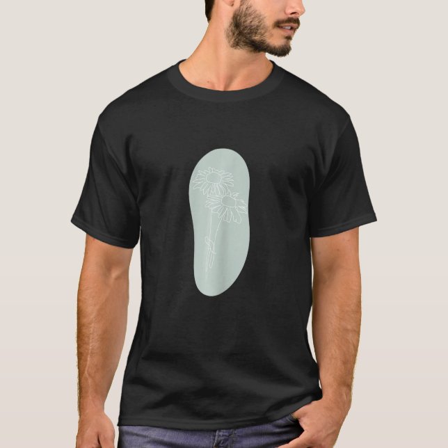 Camiseta Pasta de resumen de la línea de marea de Boho mini (Anverso)