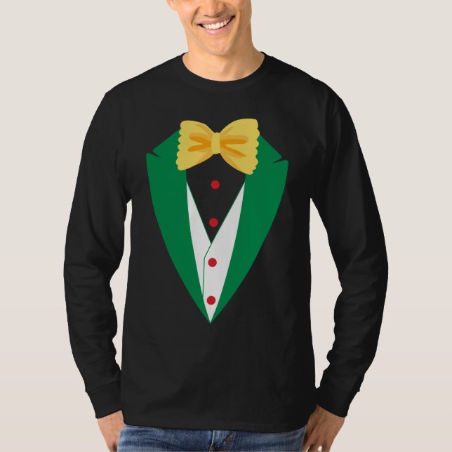 Camiseta Pasta FARFALLE BOW TIE Colores italianos (Anverso)