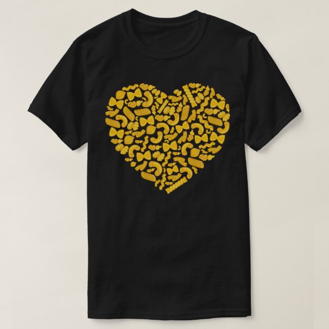 Camiseta Pasta Heart (Diseño del anverso)