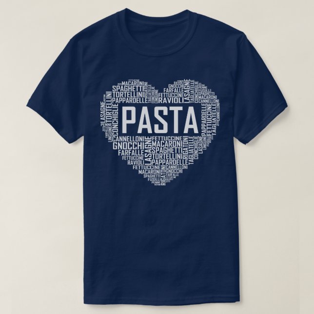 Camiseta Pasta Heart 1 (Diseño del anverso)