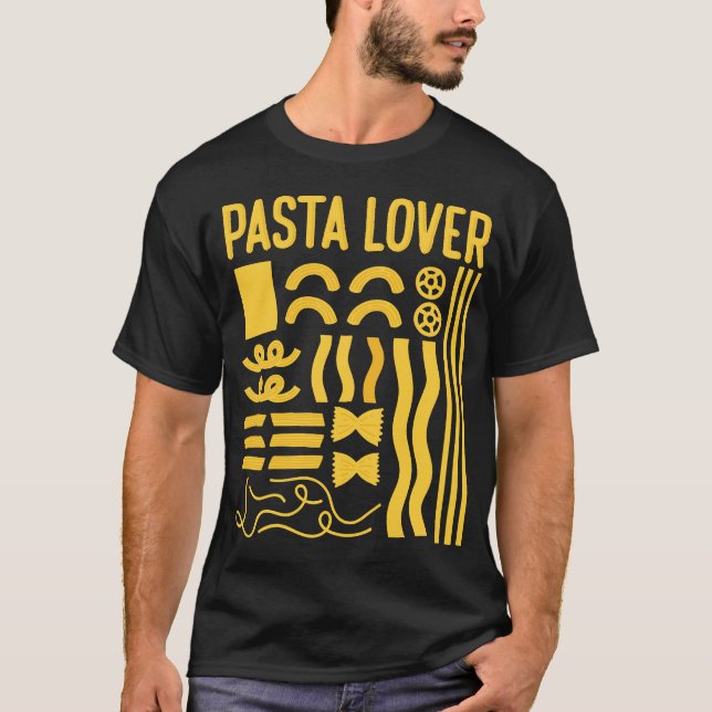 Camiseta Pasta italiana Carbonara Pasta (Anverso)