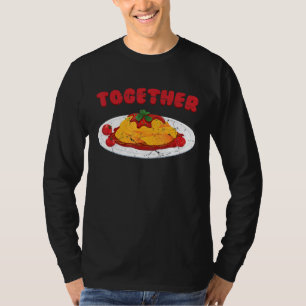 Camiseta Pasta - Juntos - Costume - 1 De Los 2 Mejores Amig