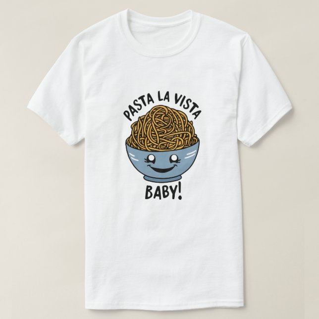 Camiseta Pasta La Vista Spaghetti (Diseño del anverso)