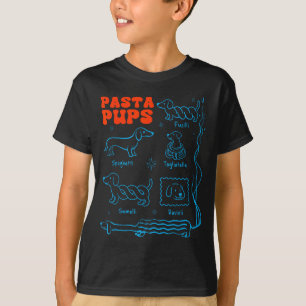Camiseta Pasta P Divertido Dachshund Perro Wiener Pasta Foo