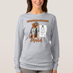 Camiseta Pasta y visión Escuadrón de Oftalmología Animal