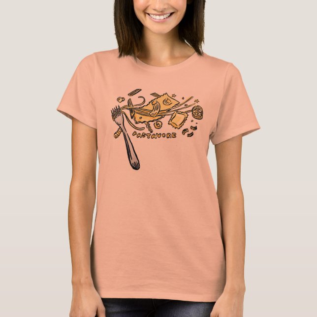 Camiseta pastavore (Anverso)