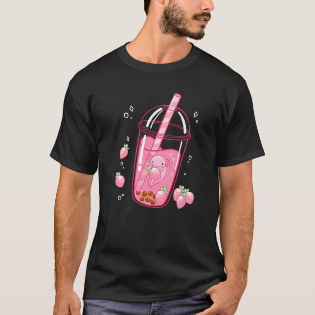 Camiseta Pastel Animal Cute Gracioso Kawaii Bebé Anime Axol (Anverso)