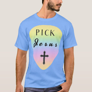 Camiseta Pastel Arcoíris Púa de Guitarra Castigo Castigo Je