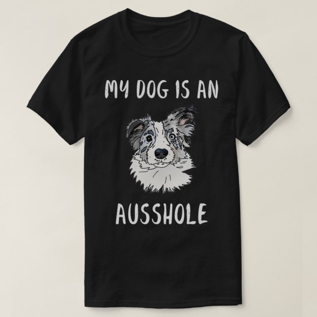 Camiseta Pastel australiano Ausshole  (Diseño del anverso)