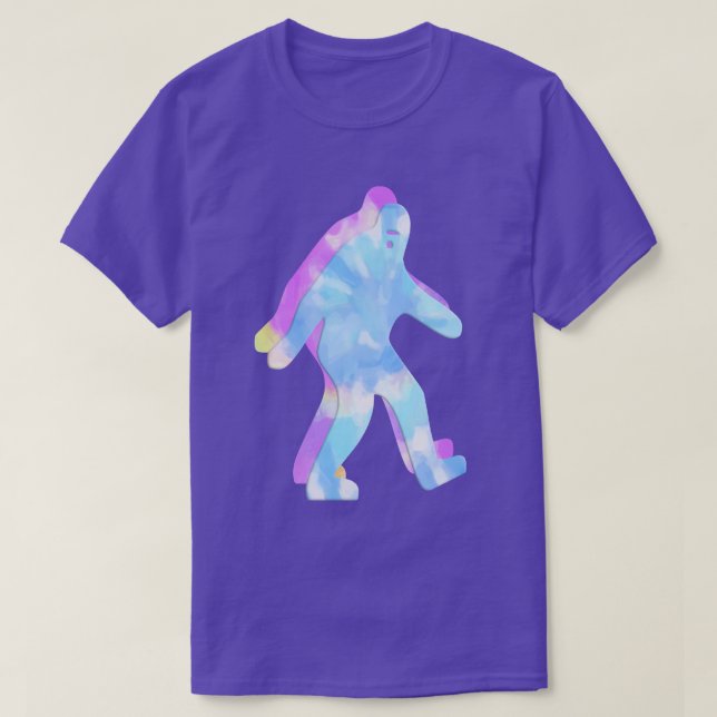 Camiseta Pastel Bigfoot Tie Dye (Diseño del anverso)