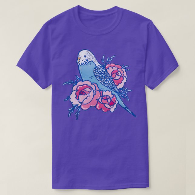 Camiseta Pastel Budgie (Diseño del anverso)