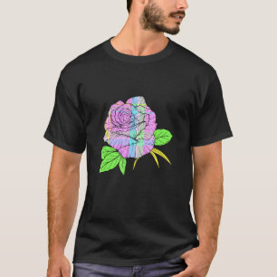 Camiseta Pastel clásico Fundido rosa Amarillo Amarillo Lumi