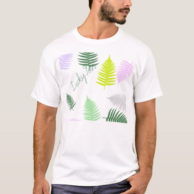 Camiseta Pastel Colours Lucky Fern (Anverso)