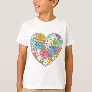 Camiseta Pastel Confetti Hearts