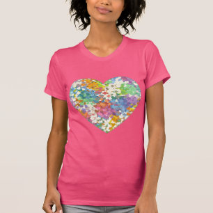 Camiseta Pastel Confetti Hearts