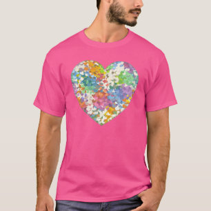 Camiseta Pastel Confetti Hearts T-Shirt