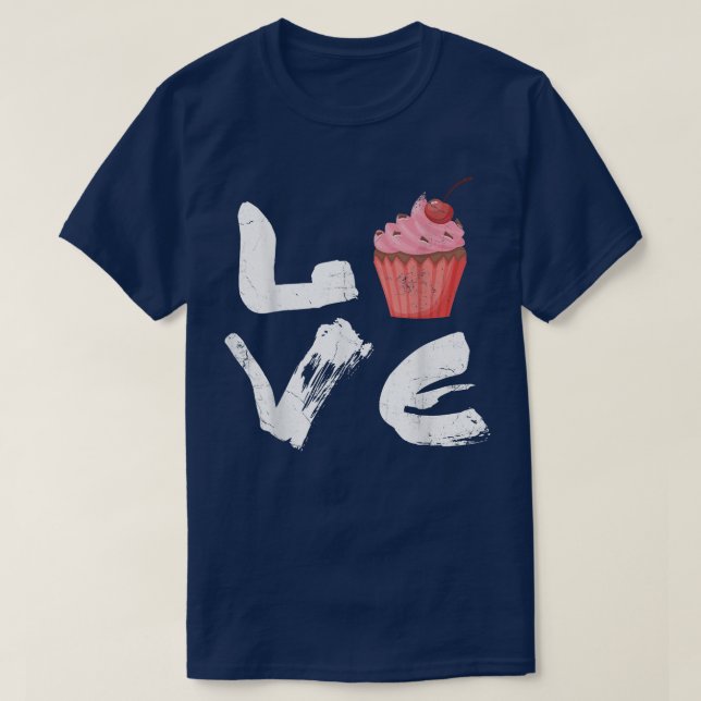Camiseta Pastel De Amor Para Los Fans De Baker O Baking (Diseño del anverso)
