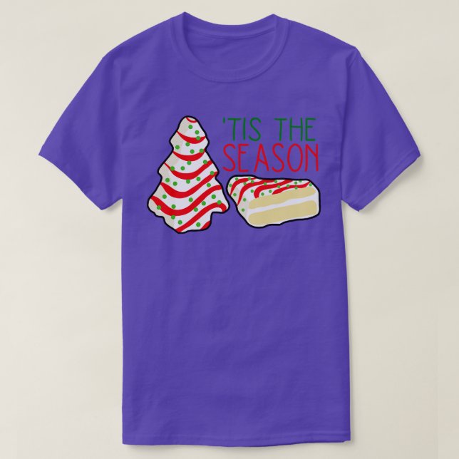 Camiseta Pastel de árbol de Navidad pequeño Debbie (Diseño del anverso)