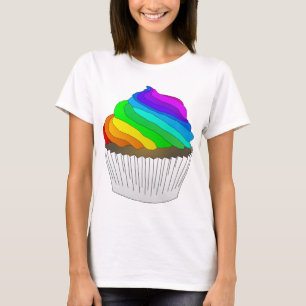 Camiseta Pastel de arcoiris