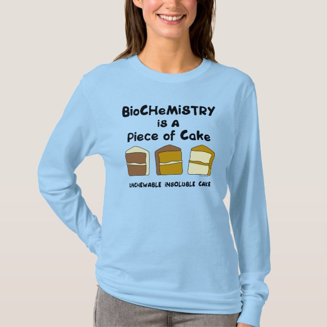 Camiseta Pastel de bioquímica (Anverso)