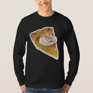 Camiseta Pastel de calabaza con crema batida y nuez moscada