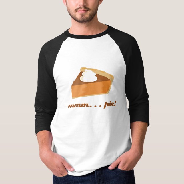 Camiseta ¡Pastel de calabaza -… empanada mmm! (Anverso)